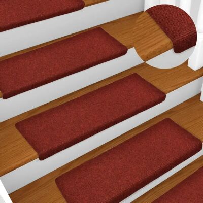 DÉCOSHOP26 DEC023808 Rojo 65 x 25 cm Alfombras de escalera DÉCOSHOP26 DEC023808 Rojo 65 x 25 cm Alfombras de escalera