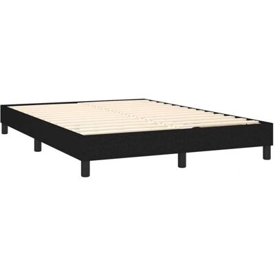 Décoshop26 - TDL0207023 - 140x190 cm - tissu noir - Cadre de lit - Publicité Décoshop26 - TDL0207023 - 140x190 cm - tissu noir - Cadre de lit - Publicité