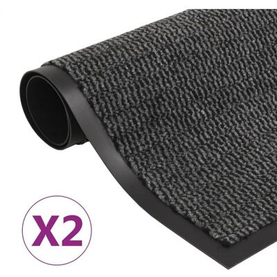 DECOSHOP26 - DEC023153 - antracita - 40x60 cm - Doormat DECOSHOP26 - DEC023153 - antracita - 40x60 cm - Doormat