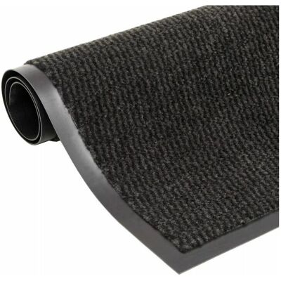 DÉCOSHOP26 - DEC023098 - Negro - 80 x 120 cm - doormat DÉCOSHOP26 - DEC023098 - Negro - 80 x 120 cm - doormat