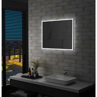 DÉCOSHOP26 DEC022608 - 80 x 60 cm - argent - Miroir - Publicité DÉCOSHOP26 DEC022608 - 80 x 60 cm - argent - Miroir - Publicité