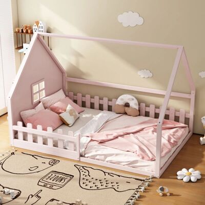 HAUSS SPOLE - Letti per bambini 140x200 cm - Rosa - Litera HAUSS SPOLE - Letti per bambini 140x200 cm - Rosa - Litera