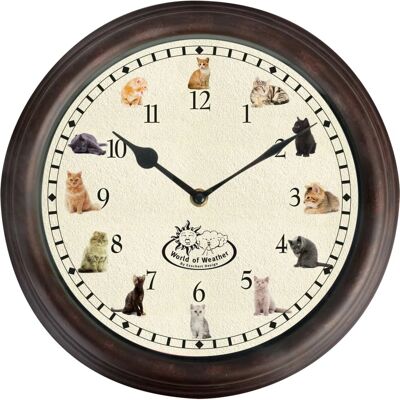 Esschert Design - DEC022247 - Marrone - Orologio da parete Esschert Design - DEC022247 - Marrone - Orologio da parete