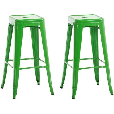 Décoshop26 TDB10116 - Taburetes de metal estilo industrial con reposapiés - Taburetes de bar Décoshop26 TDB10116 - Taburetes de metal estilo industrial con reposapiés - Taburetes de bar