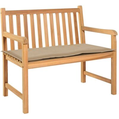 DÉCOSHOP26 - DEC021753 - Beige - Cuscino per panca da giardino DÉCOSHOP26 - DEC021753 - Beige - Cuscino per panca da giardino
