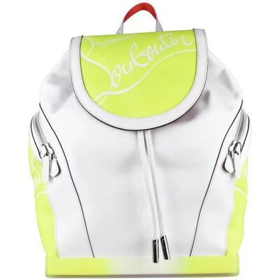 Christian Louboutin Explorafunk Wit kalfsleren Rugzak - Rugzak Christian Louboutin Explorafunk Wit kalfsleren Rugzak - Rugzak