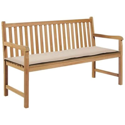 DÉCOSHOP26 - DEC021560 - Crema - Cuscino per panca da giardino DÉCOSHOP26 - DEC021560 - Crema - Cuscino per panca da giardino