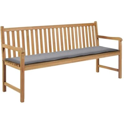 DÉCOSHOP26 - DEC021557 - Grigio 180x50x3cm - Cuscino da panca DÉCOSHOP26 - DEC021557 - Grigio 180x50x3cm - Cuscino da panca