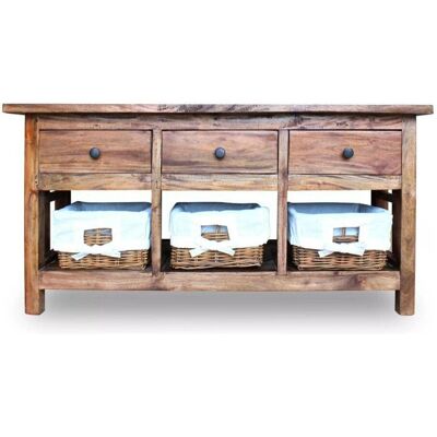 HELLOSHOP26 Buffet en Bois Recyclé - Armoire de Rangement Vintage - Publicité HELLOSHOP26 Buffet en Bois Recyclé - Armoire de Rangement Vintage - Publicité