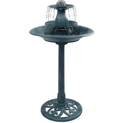 DÉCOSHOP26 Fontana per uccelli da giardino - Plastica 50x91cm Resistente DÉCOSHOP26 Fontana per uccelli da giardino - Plastica 50x91cm Resistente