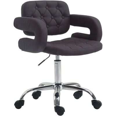 DECOSHOP26 BUR10435 Nero tessuto Seduta 45-57 cm Sedia da ufficio DECOSHOP26 BUR10435 Nero tessuto Seduta 45-57 cm Sedia da ufficio