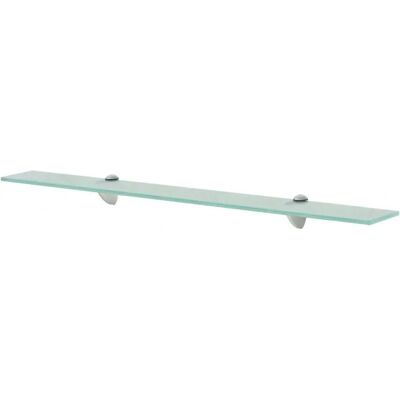 HELLOSHOP26 Estante Flotante - Vidrio Transparente 80x10 cm - Estante de Pared HELLOSHOP26 Estante Flotante - Vidrio Transparente 80x10 cm - Estante de Pared