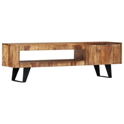 Helloshop26 Mobile TV 140cm Legno Massiccio Sheesham Helloshop26 Mobile TV 140cm Legno Massiccio Sheesham