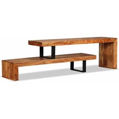 Mueble para TV de Madera Maciza de Acacia - Estilo Vintage Mueble para TV de Madera Maciza de Acacia - Estilo Vintage