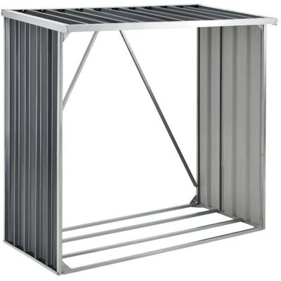 HELLOSHOP26 - Refugio de troncos - Anthracite - 156 x 80 x 152 cm - Log shelter HELLOSHOP26 - Refugio de troncos - Anthracite - 156 x 80 x 152 cm - Log shelter