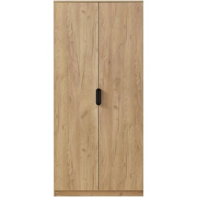 HELLOSHOP26 176x80x52 cm MDF roble Armario HELLOSHOP26 176x80x52 cm MDF roble Armario