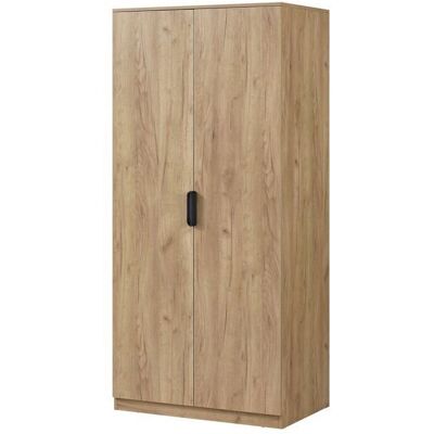 HELLOSHOP26 - Armario dormitorio - Efecto roble - 176 x 80 x 52 cm - Wardrobe HELLOSHOP26 - Armario dormitorio - Efecto roble - 176 x 80 x 52 cm - Wardrobe