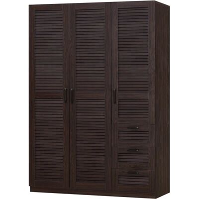 Helloshop26 - ArmarioDormitorio - 4 mensole - 3 cassetti - Wardrobe Helloshop26 - ArmarioDormitorio - 4 mensole - 3 cassetti - Wardrobe