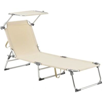 HelloShop26 - SunLoungeBeige - Beige - Cama hamaca HelloShop26 - SunLoungeBeige - Beige - Cama hamaca