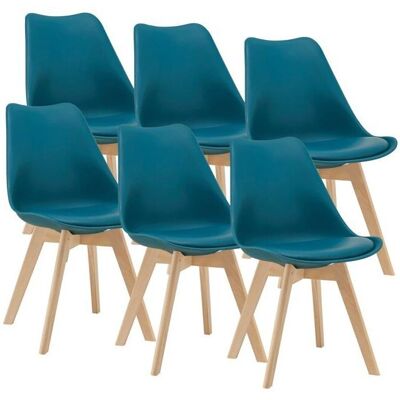 HELLOSHOP26 Modelo 03_0006784 - Sillas de comedor escandinavas turquesas HELLOSHOP26 Modelo 03_0006784 - Sillas de comedor escandinavas turquesas