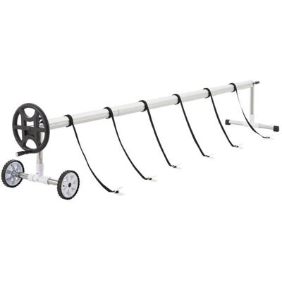 HelloShop26 - CoverRoller - Ajustable - 300-630 cm - Enrollador de cubiertas de piscina HelloShop26 - CoverRoller - Ajustable - 300-630 cm - Enrollador de cubiertas de piscina