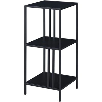 HELLOSHOP26 Estante independiente de acero 80 x 35 x 35 cm negro - Shelf HELLOSHOP26 Estante independiente de acero 80 x 35 x 35 cm negro - Shelf