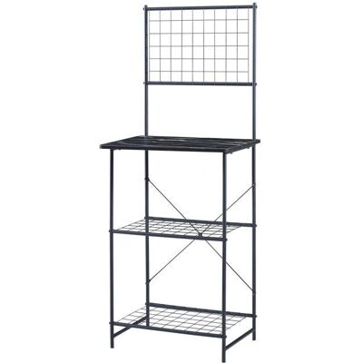 HELLOSHOP26 - Shelf 150x60x42 cm - Nero - Storage shelf HELLOSHOP26 - Shelf 150x60x42 cm - Nero - Storage shelf