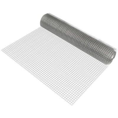 HelloShop26 - Malla de acero galvanizado 0,65 mm - malla de alambre HelloShop26 - Malla de acero galvanizado 0,65 mm - malla de alambre