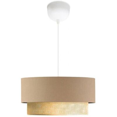 HELLOSHOP26 Modelo 03_0007539 Lámpara colgante beige amarilla - Lámpara suspendida HELLOSHOP26 Modelo 03_0007539 Lámpara colgante beige amarilla - Lámpara suspendida