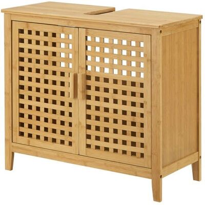 HelloShop26 - Mueble bajo lavabo 60x67x30 bambú - Bamboo HelloShop26 - Mueble bajo lavabo 60x67x30 bambú - Bamboo