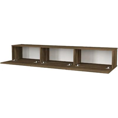 HelloShop26 - 180 x 31 x 29.5 cm - Efecto nogal - mueble para TV HelloShop26 - 180 x 31 x 29.5 cm - Efecto nogal - mueble para TV