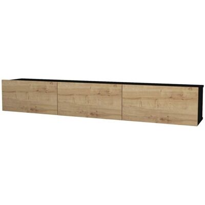 HelloShop26 - TV 180x31x29.5 cm - Roble Oscuro - TV stand HelloShop26 - TV 180x31x29.5 cm - Roble Oscuro - TV stand
