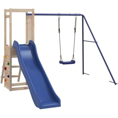 HelloShop26 - Wooden Swing Set - 237x321x169 cm - Swing set HelloShop26 - Wooden Swing Set - 237x321x169 cm - Swing set