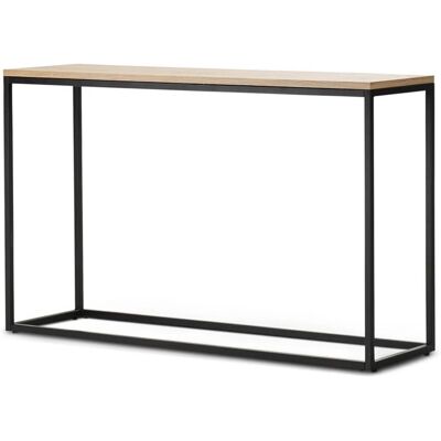 HELLOSHOP26 Modelo 03_0008573 - Mesa consola - negro/efecto roble HELLOSHOP26 Modelo 03_0008573 - Mesa consola - negro/efecto roble