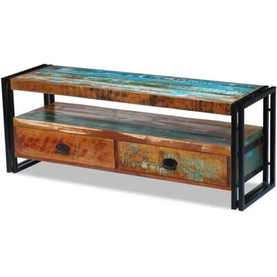 Mueble TV Vintage Madera Reciclada Hecho a Mano - Armario TV Mueble TV Vintage Madera Reciclada Hecho a Mano - Armario TV