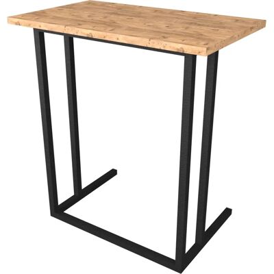 HelloShop26 - Mesa auxiliar 65,5 x 60 x 35,5 cm efecto roble - 65,5 x 60 x 35,5 cm - efecto roble - Table HelloShop26 - Mesa auxiliar 65,5 x 60 x 35,5 cm efecto roble - 65,5 x 60 x 35,5 cm - efecto roble - Table