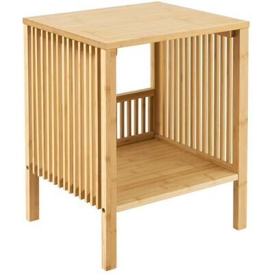 HELLOSHOP26 - Bamboo - Natural - 50x38.5x33 cm - Mesa auxiliar HELLOSHOP26 - Bamboo - Natural - 50x38.5x33 cm - Mesa auxiliar