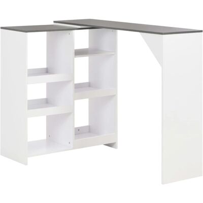 HELLOSHOP26 - Tavolo alto con mensola rimovibile - Bar Bistro 138cm HELLOSHOP26 - Tavolo alto con mensola rimovibile - Bar Bistro 138cm