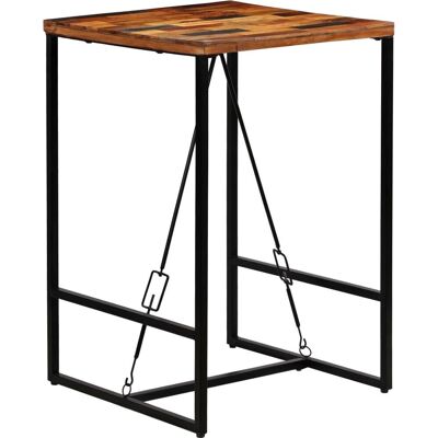 HELLOSHOP26 - Tavolo da Bar Industriale in Legno Riciclato - 106cm HELLOSHOP26 - Tavolo da Bar Industriale in Legno Riciclato - 106cm