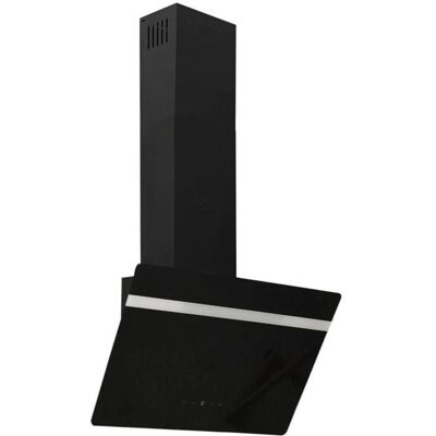 HELLOSHOP26 - Wall Hood 60 cm - Black - Steel Glass - Range Hood HELLOSHOP26 - Wall Hood 60 cm - Black - Steel Glass - Range Hood