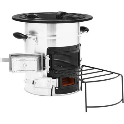 HELLOSHOP26 - Camping Wood Stove - Acero inoxidable - Estufa HELLOSHOP26 - Camping Wood Stove - Acero inoxidable - Estufa