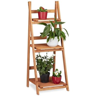 Escalera de madera para plantas HelloShop26 - Decoración interior Escalera de madera para plantas HelloShop26 - Decoración interior