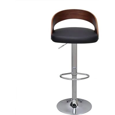 Helloshop26 Sgabelli da bar in legno curvato - Set di 2 Helloshop26 Sgabelli da bar in legno curvato - Set di 2