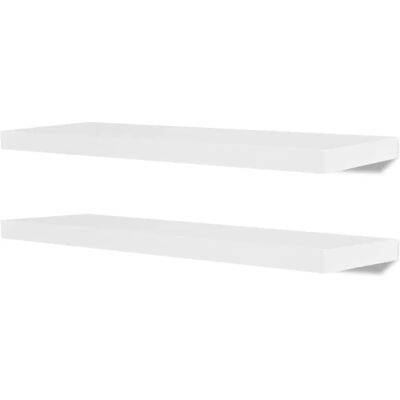 HelloShop26 - 4-piece wall shelf - Bianco - 80 cm - MDF finitura opaca - Mensola a parete HelloShop26 - 4-piece wall shelf - Bianco - 80 cm - MDF finitura opaca - Mensola a parete