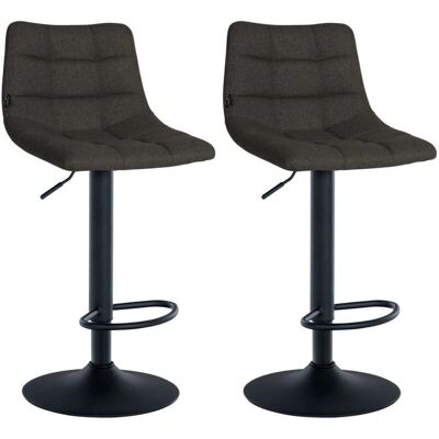 Décoshop26 Conjunto de Taburetes - Ajustables, Giratorios Décoshop26 Conjunto de Taburetes - Ajustables, Giratorios