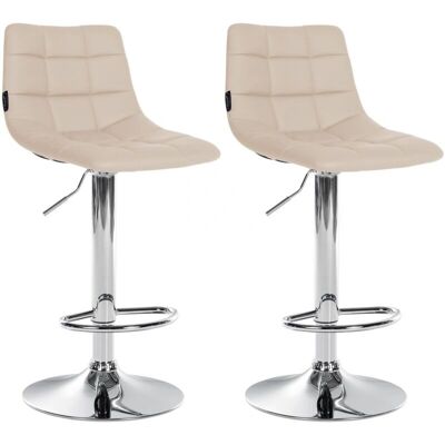 Décoshop26 Taburetes de Bar Ajustables - Pack de 2 Décoshop26 Taburetes de Bar Ajustables - Pack de 2