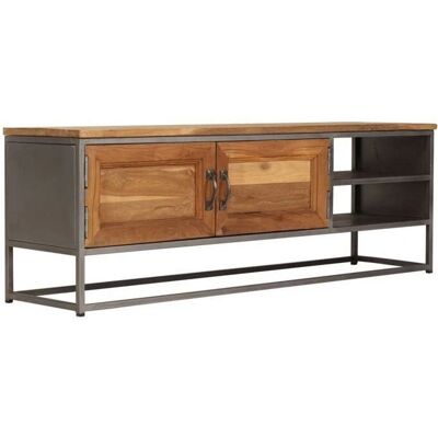 MOBIKASA Mueble de TV de Teca Reciclada - 120x30x40 cm MOBIKASA Mueble de TV de Teca Reciclada - 120x30x40 cm