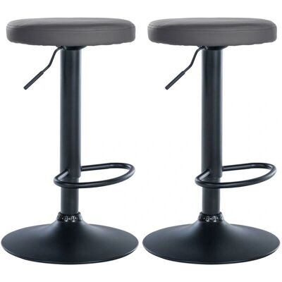 DÉCOSHOP26 - TDB10686 - Grigio - Scorrimento 360° - Sedie alti tavolo DÉCOSHOP26 - TDB10686 - Grigio - Scorrimento 360° - Sedie alti tavolo