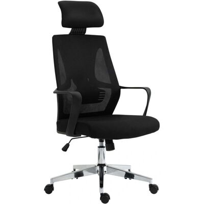 Décoshop26 - BUR10692 - Malla negra - Altura ajustable - Silla de oficina Décoshop26 - BUR10692 - Malla negra - Altura ajustable - Silla de oficina