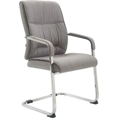 DECOSHOP26 - Silla de visita XXL - Gris claro - Chair DECOSHOP26 - Silla de visita XXL - Gris claro - Chair